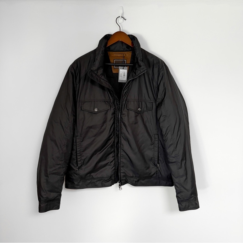CANALI | Technical Fabric Down Jacket (Black)
